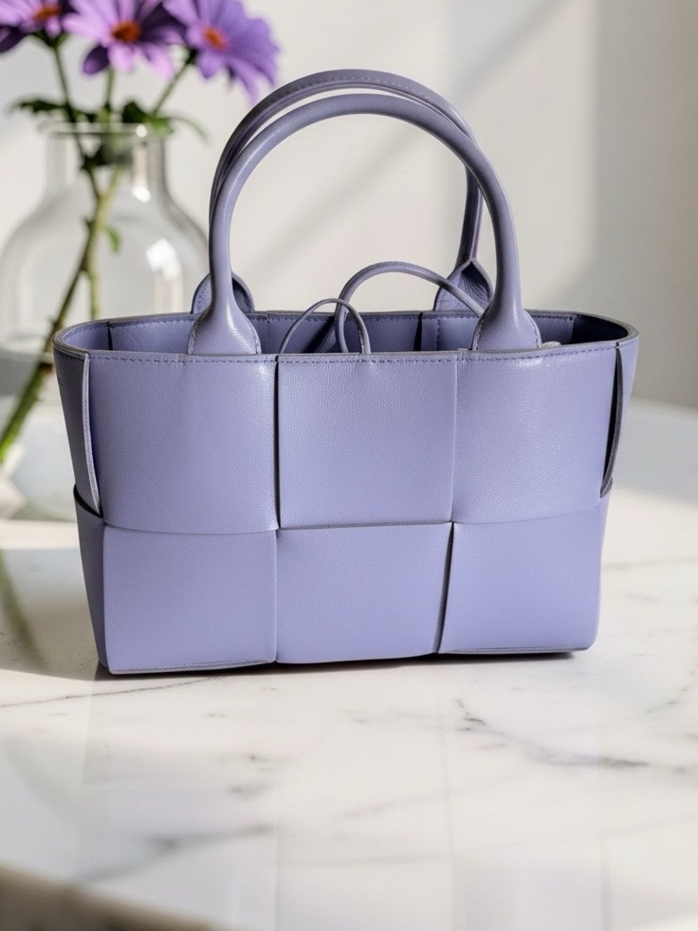 💜 Bottega Veneta Maxi Intrecciato Arco Tote/Mini Tote/Shoulder Bag, 2-Way